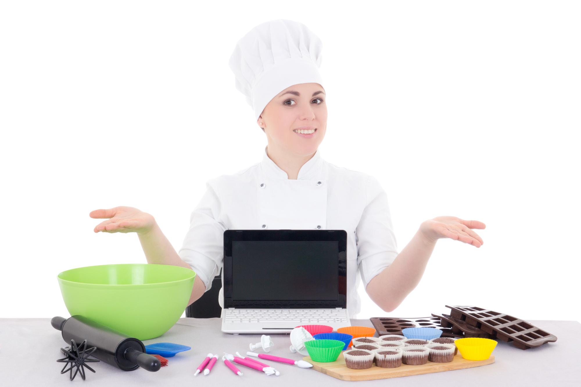 Studio cucina pronto per le lezioni